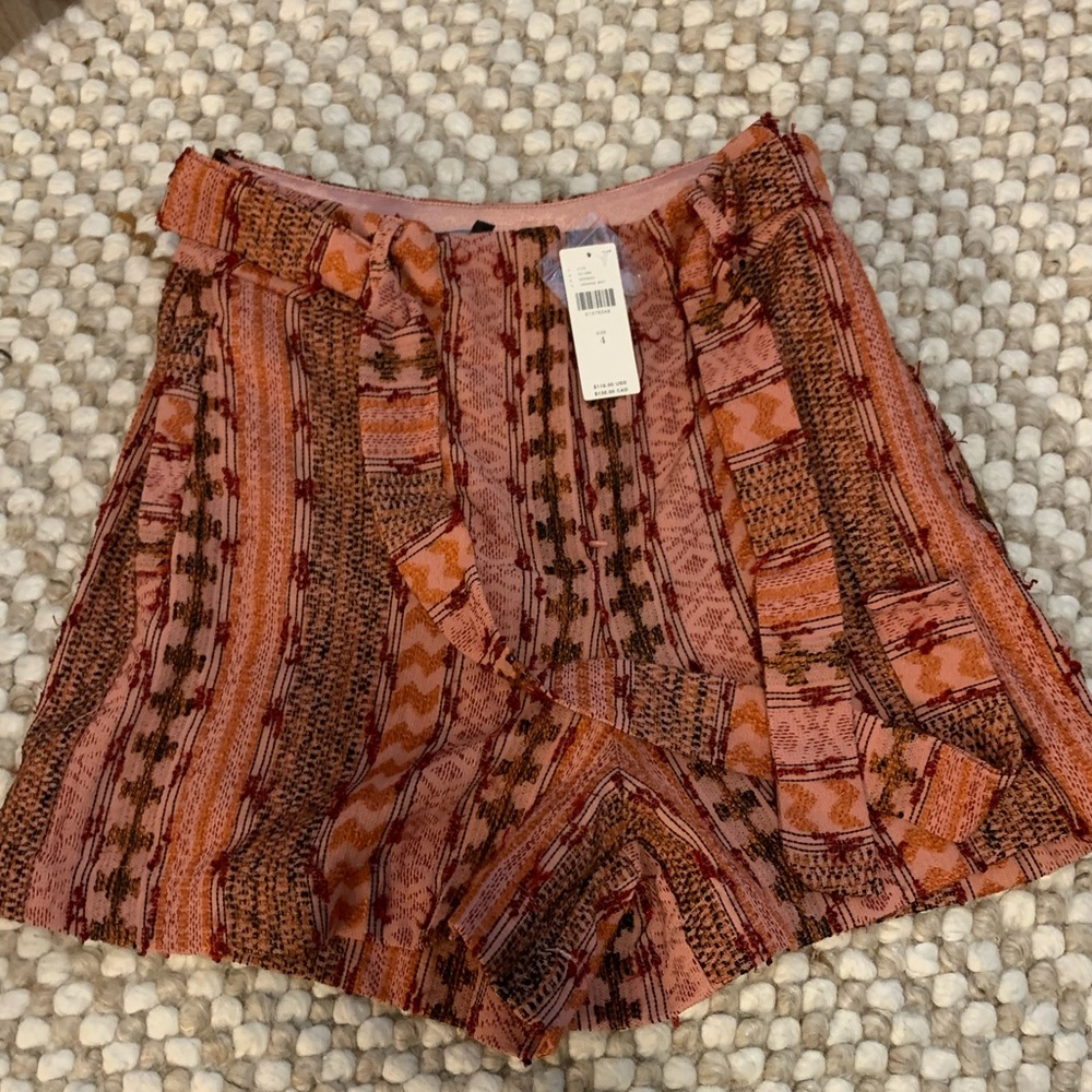 Anthropologie Patterned Shorts - Size 4